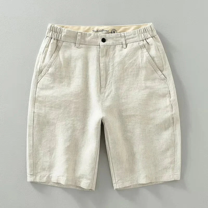 Coastal Breeze Linen Shorts - Image 3