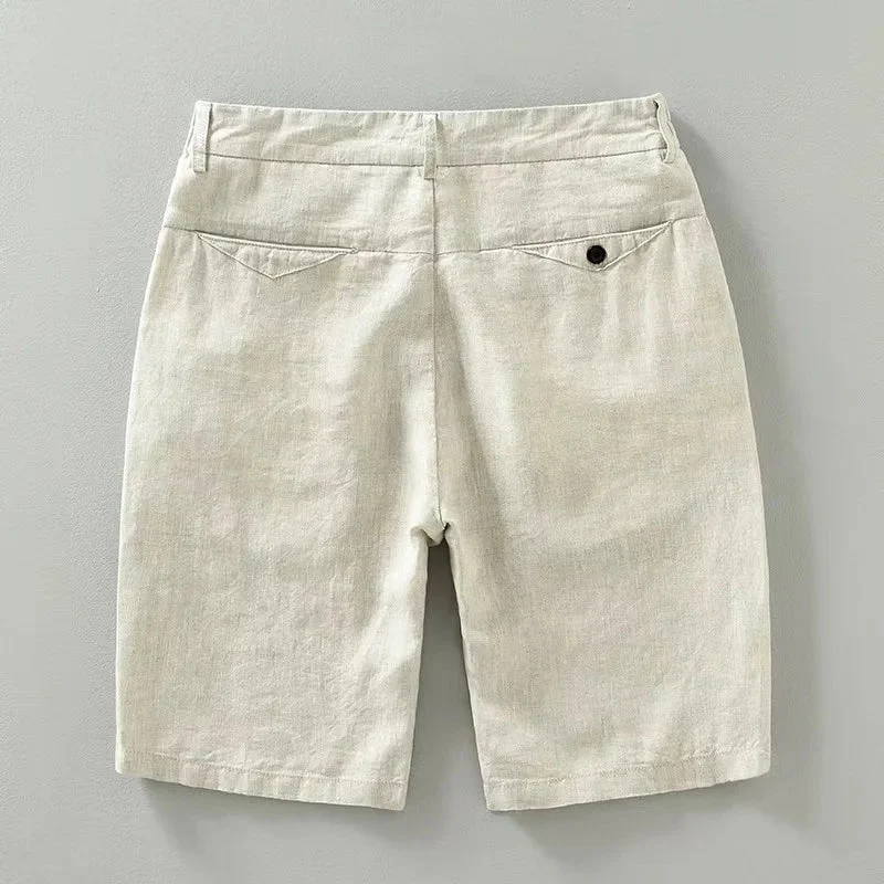Coastal Breeze Linen Shorts - Image 4