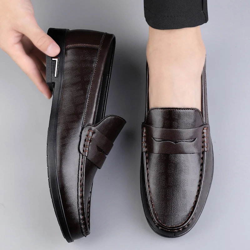 Conner Genuine Leather Loafers - Image 2