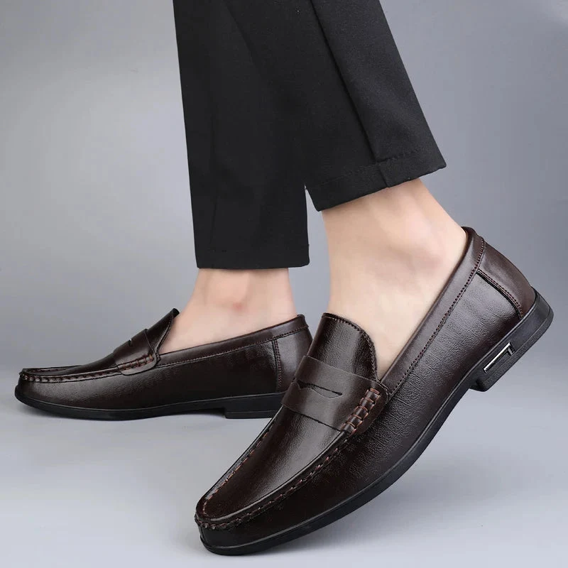 Conner Genuine Leather Loafers - Image 5