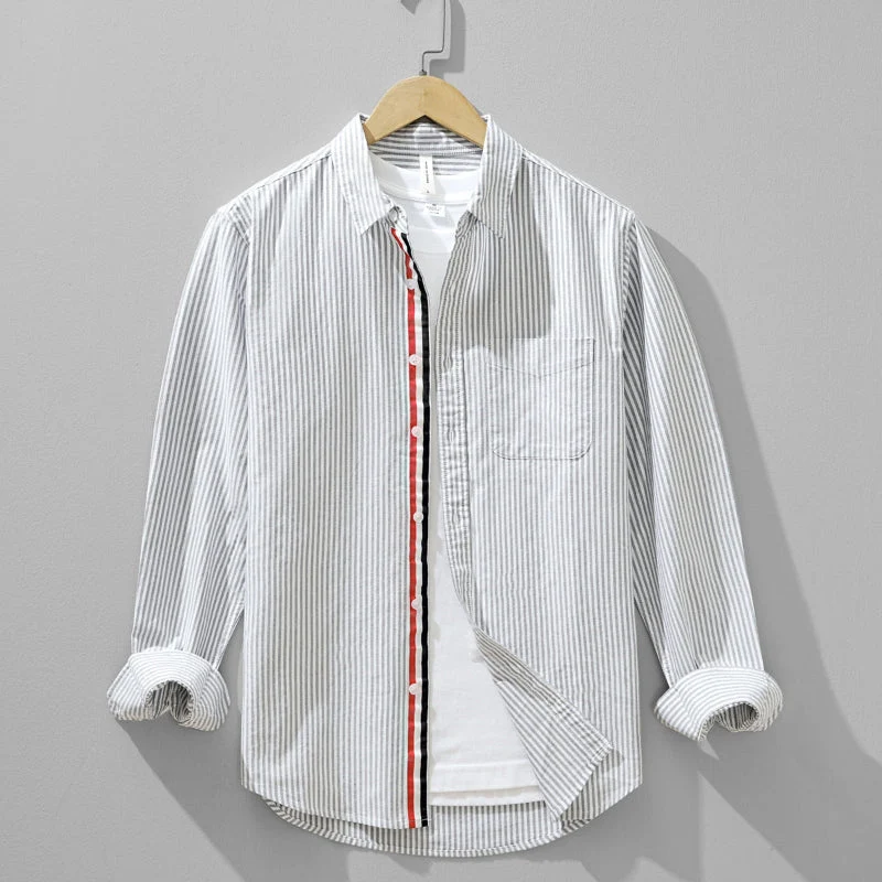 Corvin™ Striped Linen Overshirt - Image 2