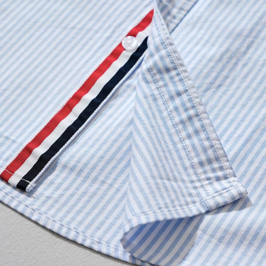 Corvin™ Striped Linen Overshirt - Image 4