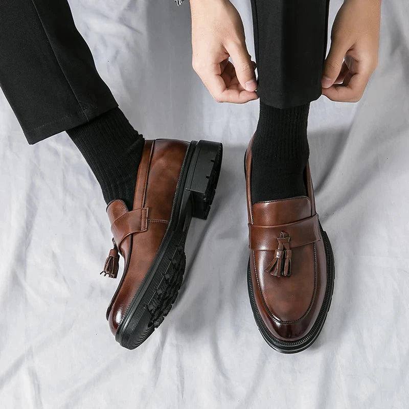 Cruz Genuine Leather Loafers - Image 10
