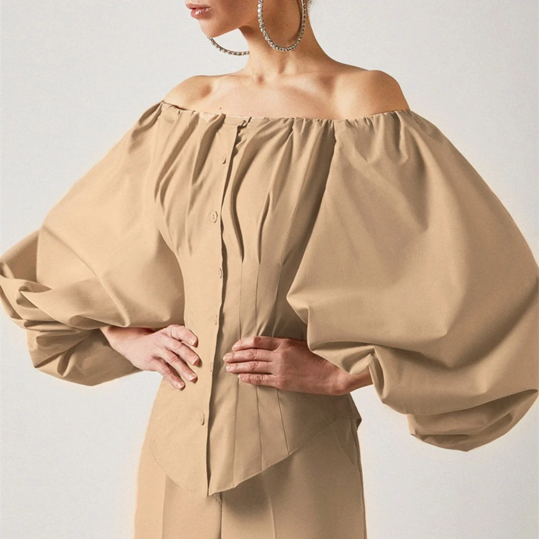 Loenne Buttoned Cotton Top - Image 2
