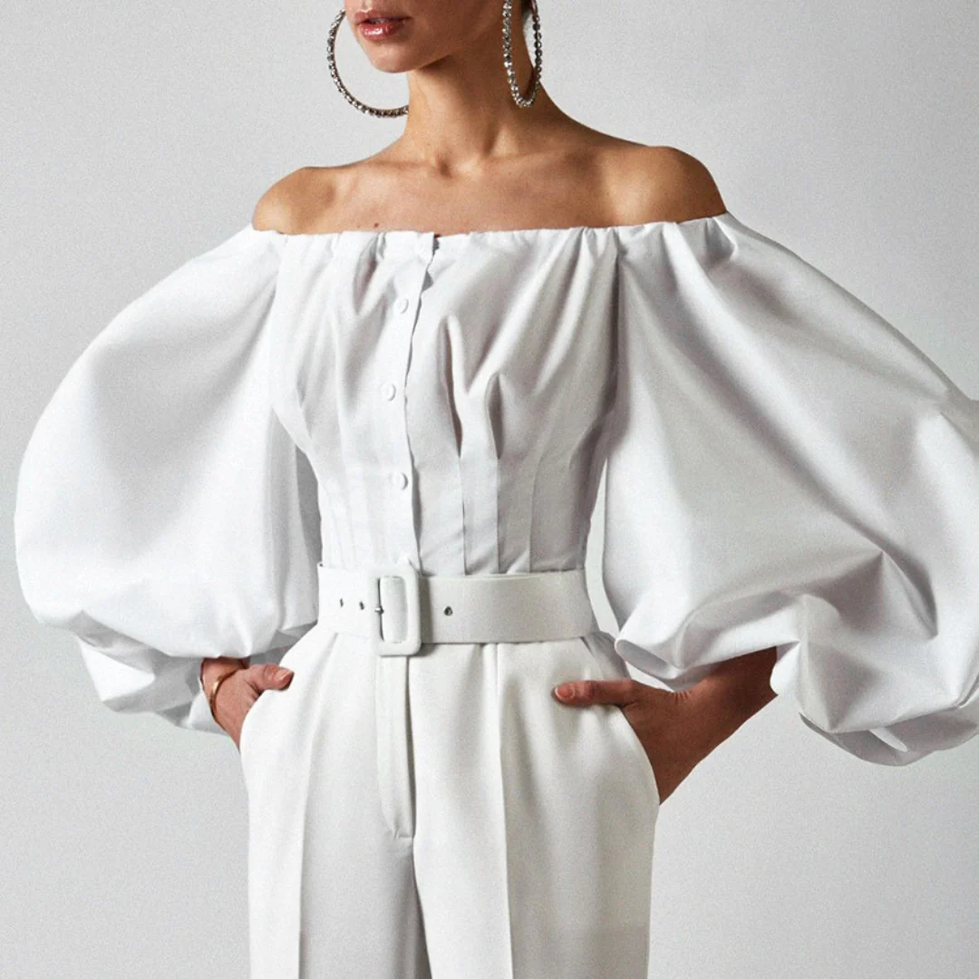 Loenne Buttoned Cotton Top - Image 5