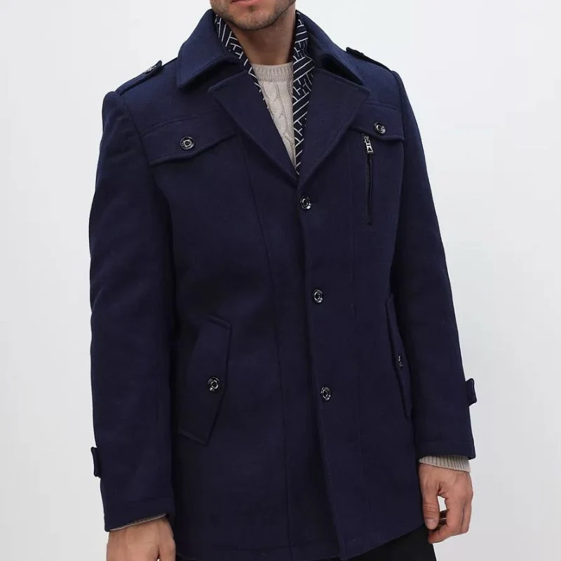 Darlington Woolen Coat - Image 6