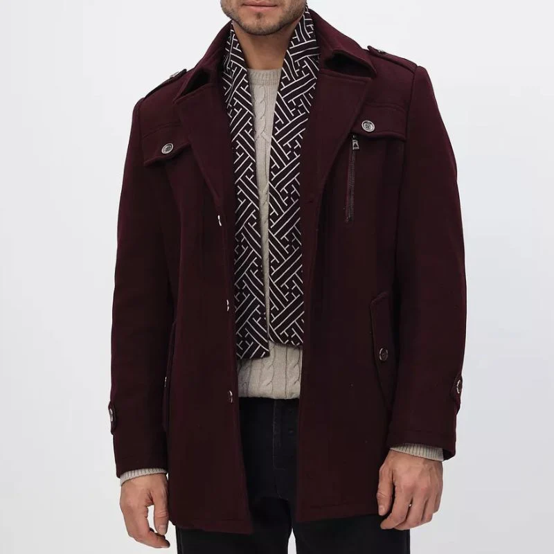 Darlington Woolen Coat - Image 7
