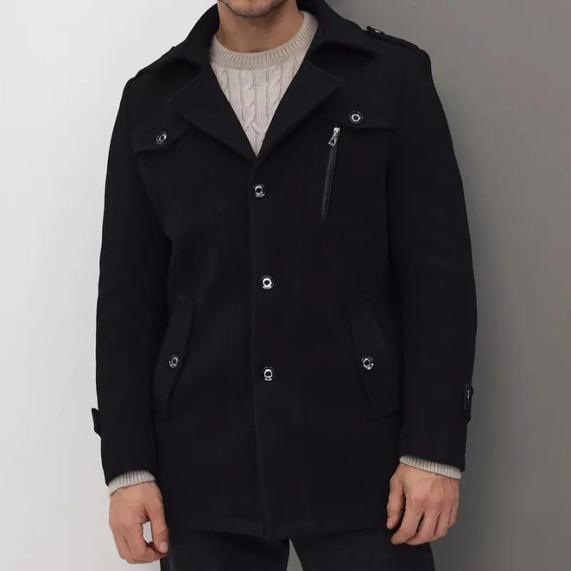 Darlington Woolen Coat - Image 8