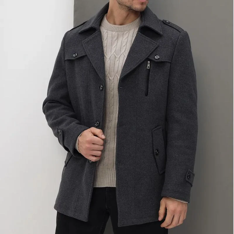 Darlington Woolen Coat - Image 9