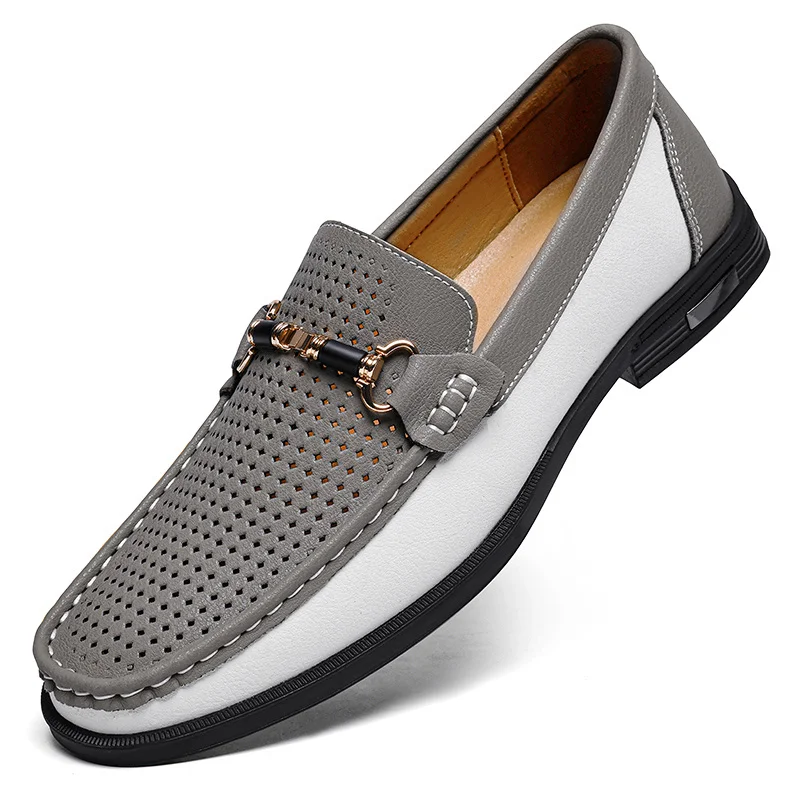 Del Muro Italian Leather Loafers - Image 10