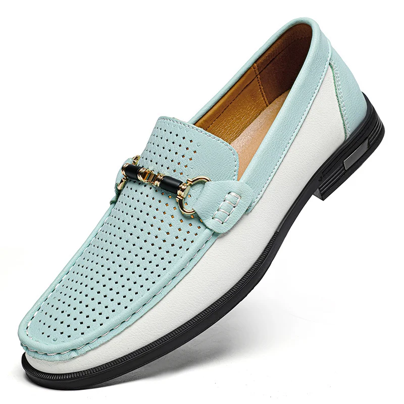 Del Muro Italian Leather Loafers - Image 6