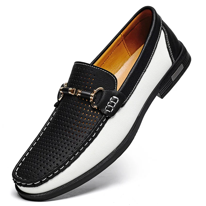 Del Muro Italian Leather Loafers - Image 7