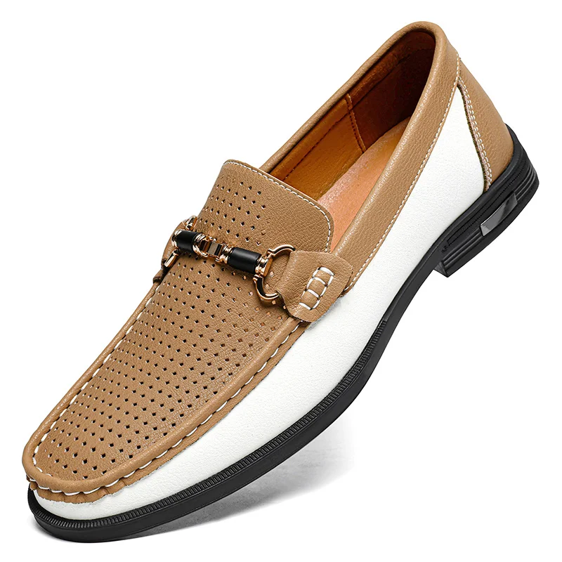 Del Muro Italian Leather Loafers - Image 8