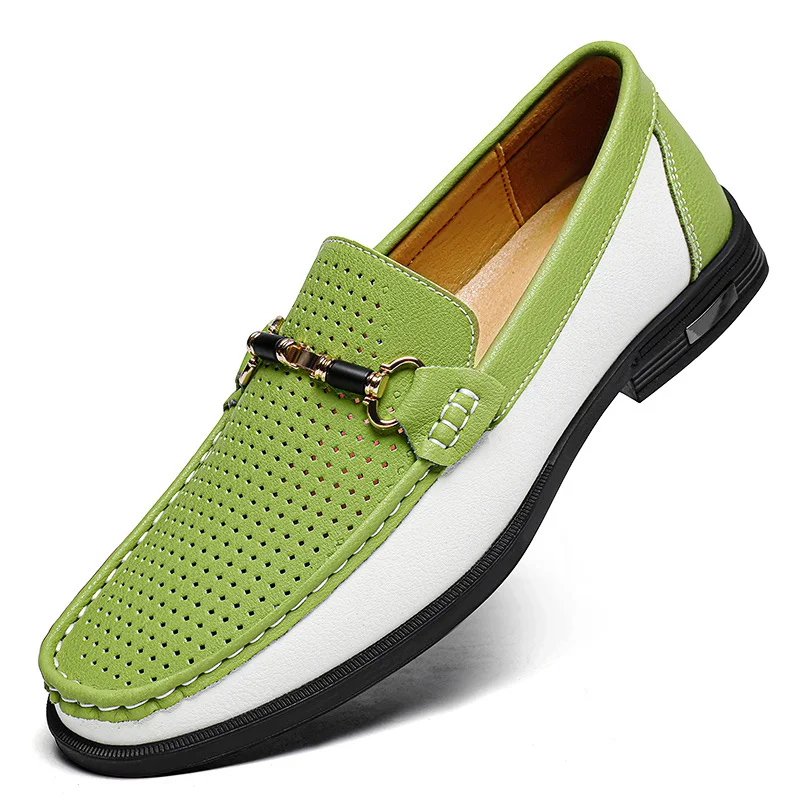 Del Muro Italian Leather Loafers - Image 9