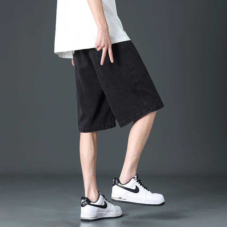 Delano Wide-Leg Denim Shorts - Image 2