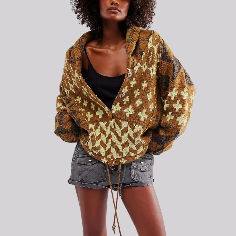 Devran Knitted Cardigan - Image 6