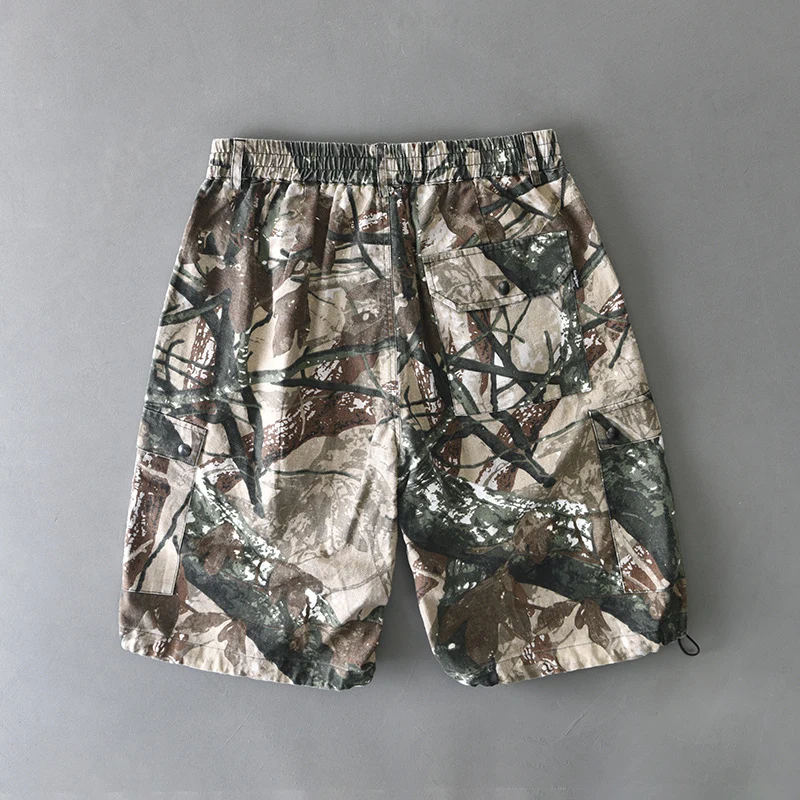District Nine Camo Shorts