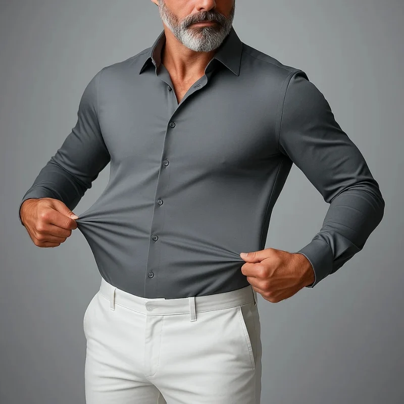 Duvant Stretch Slim Fit Shirt - Image 2