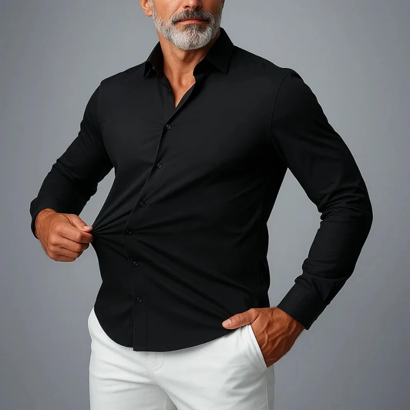 Duvant Stretch Slim Fit Shirt - Image 5