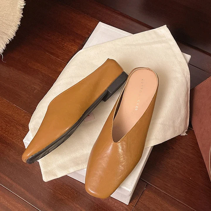 Elvon Round-Toe Mules - Image 22