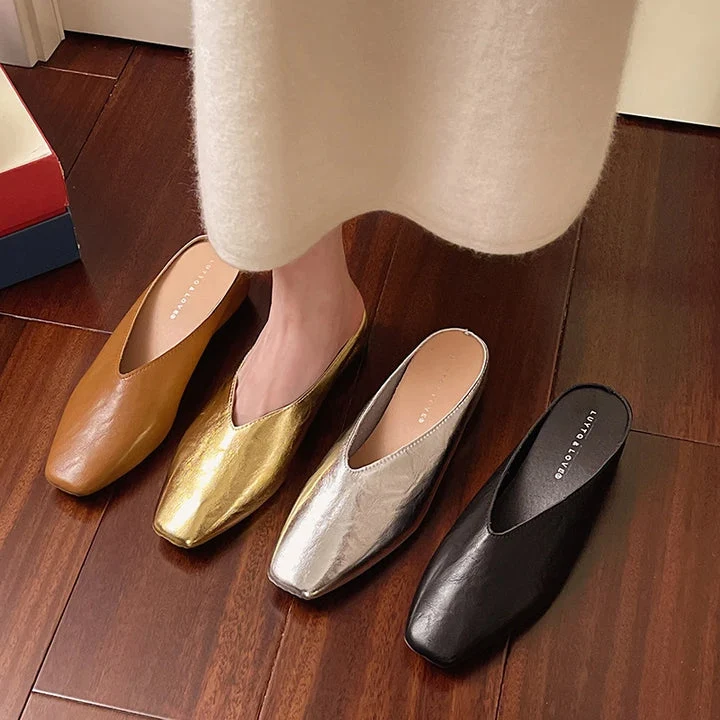 Elvon Round-Toe Mules - Image 24