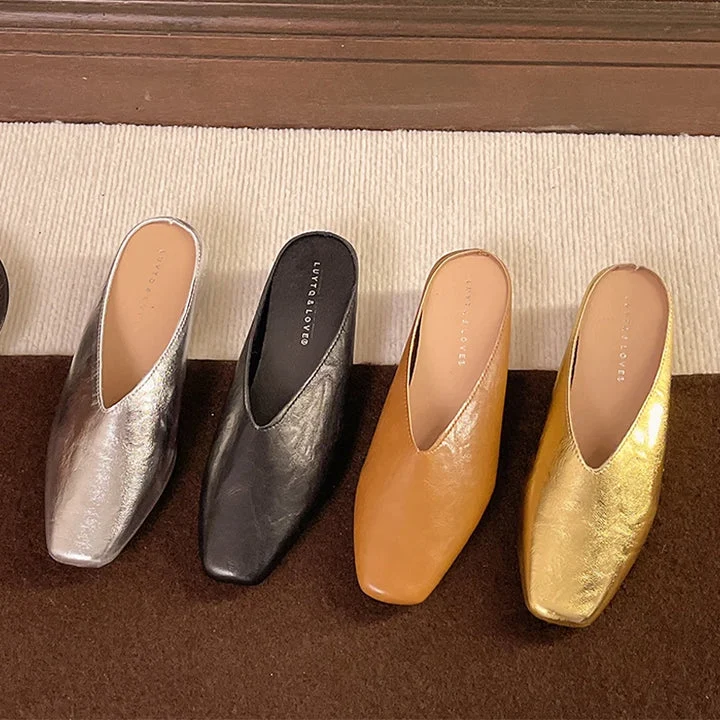 Elvon Round-Toe Mules - Image 25