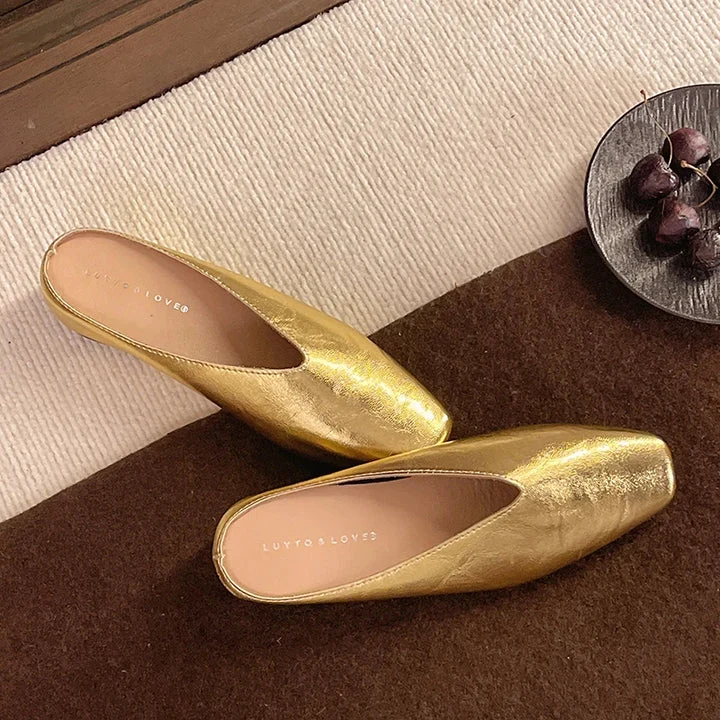 Elvon Round-Toe Mules - Image 8