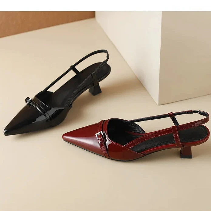 Elvor Kitten Heels - Image 9