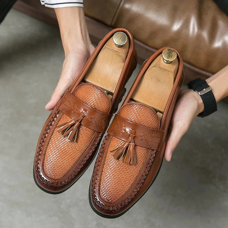 Emilio Genuine Leather Loafers - Image 13