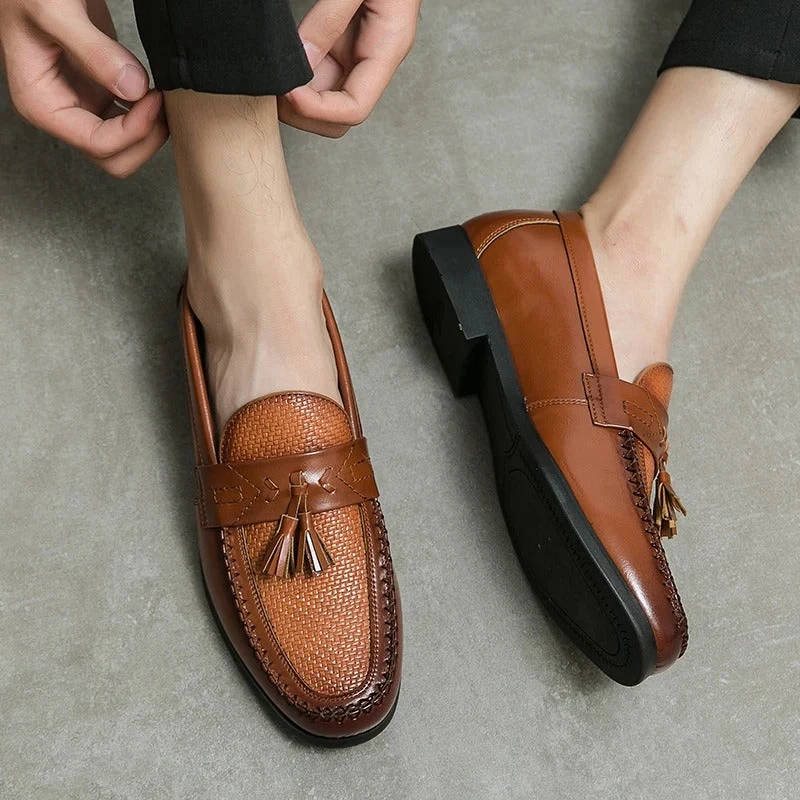 Emilio Genuine Leather Loafers - Image 16