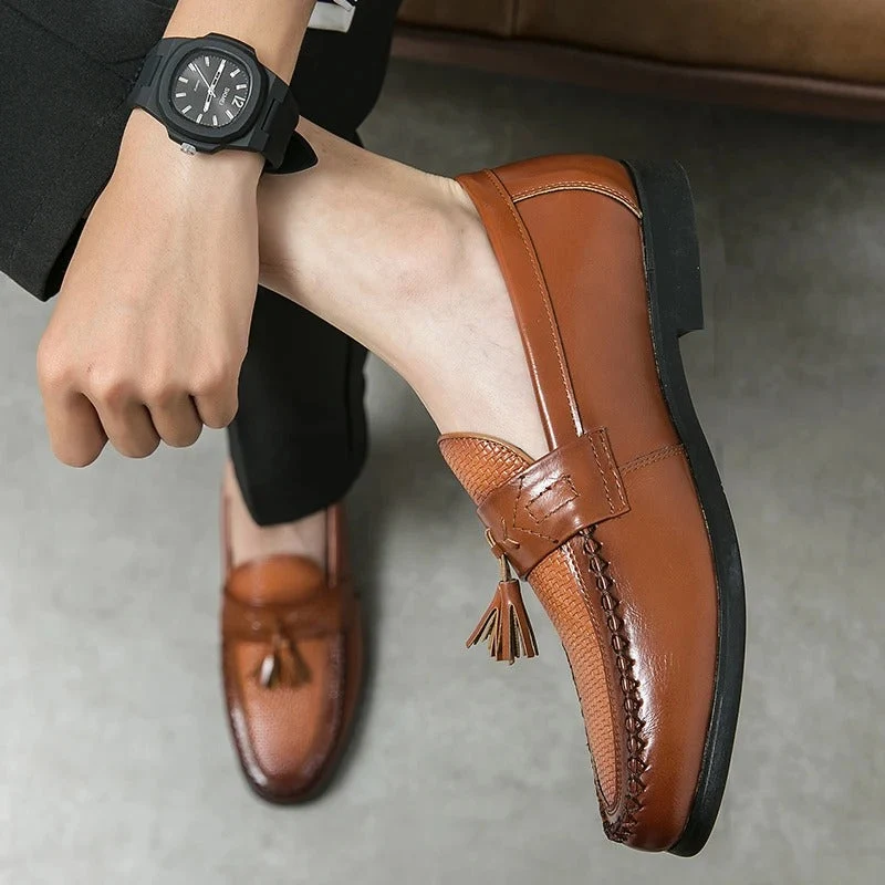 Emilio Genuine Leather Loafers - Image 20
