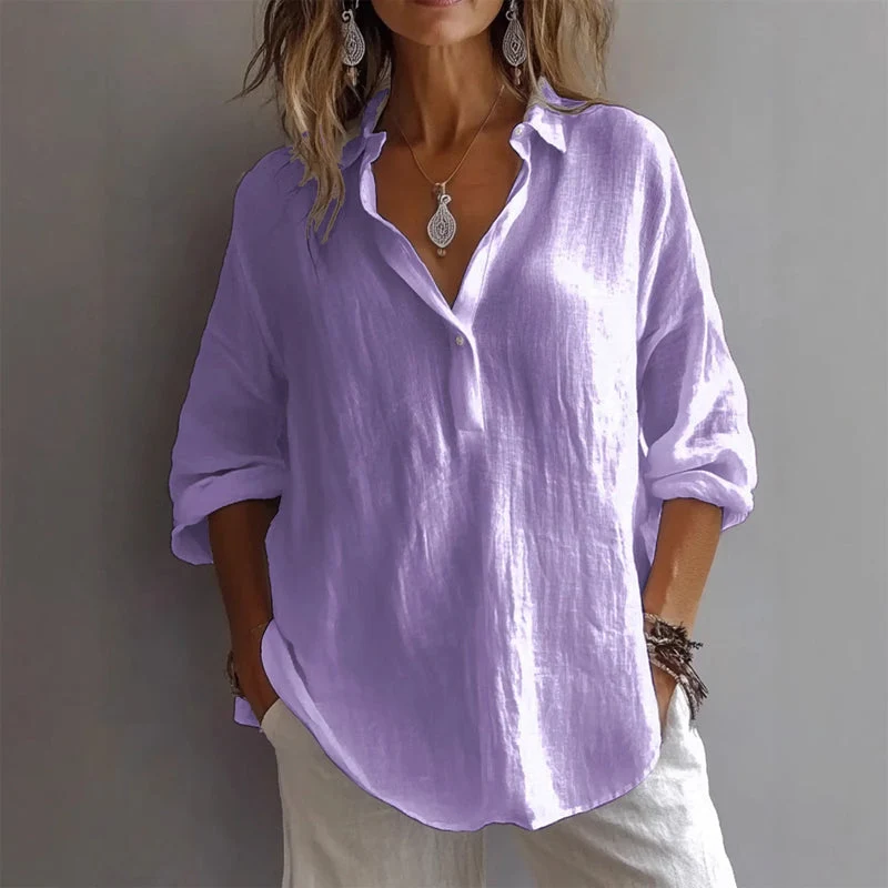 Fleur Relaxed Linen Shirt - Image 2