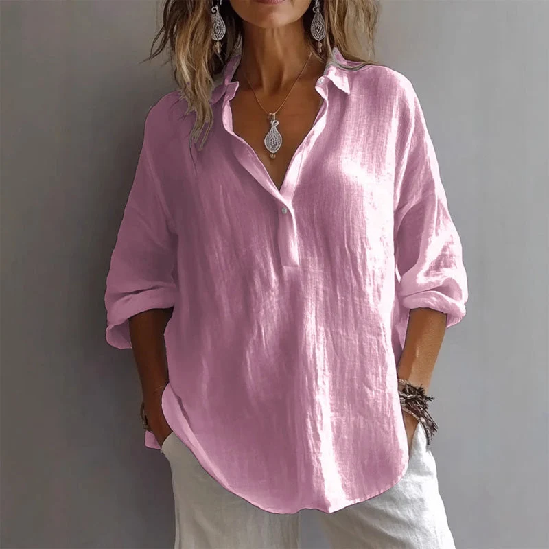 Fleur Relaxed Linen Shirt - Image 3