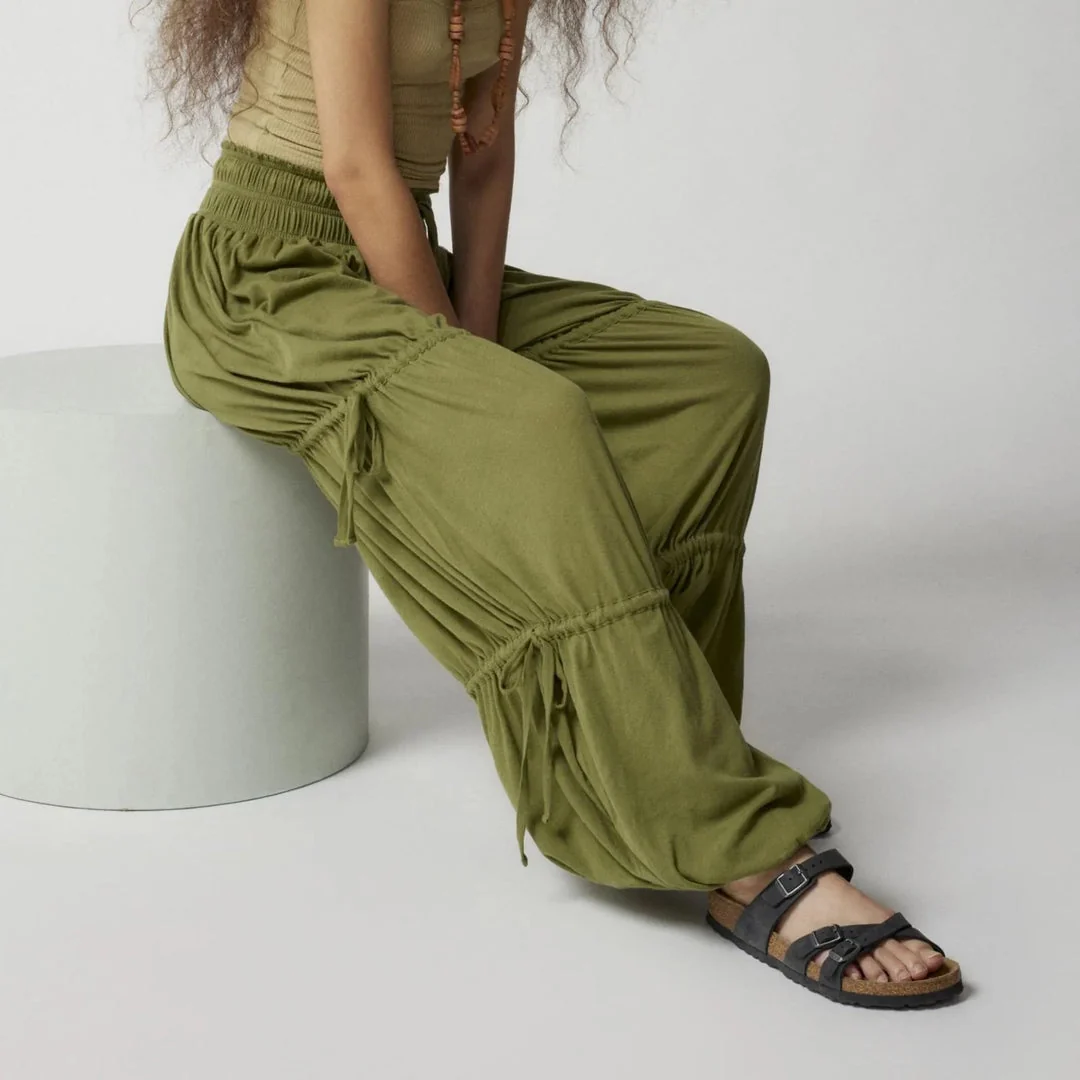 Gaia Ruched-Leg Pants - Image 2