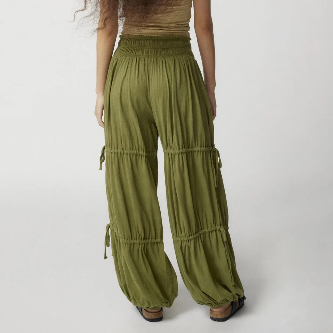 Gaia Ruched-Leg Pants - Image 3