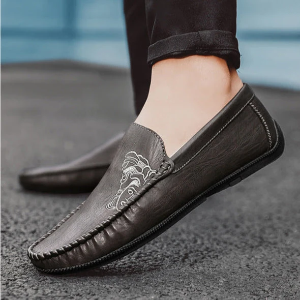 Grayson Genuine Leather Loafers - Image 18