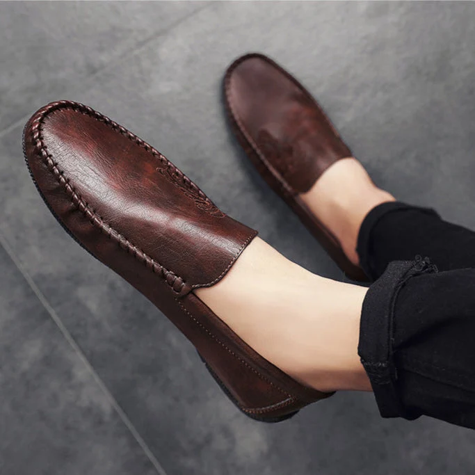 Grayson Genuine Leather Loafers - Image 6