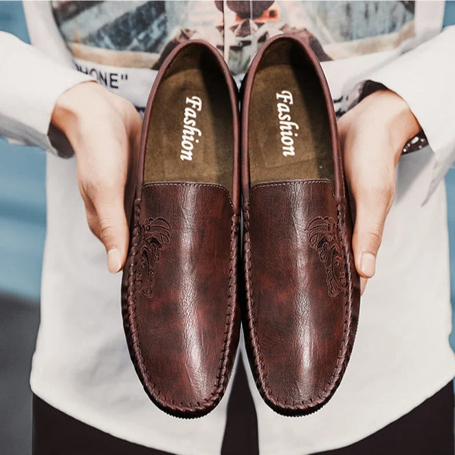 Grayson Genuine Leather Loafers - Image 7
