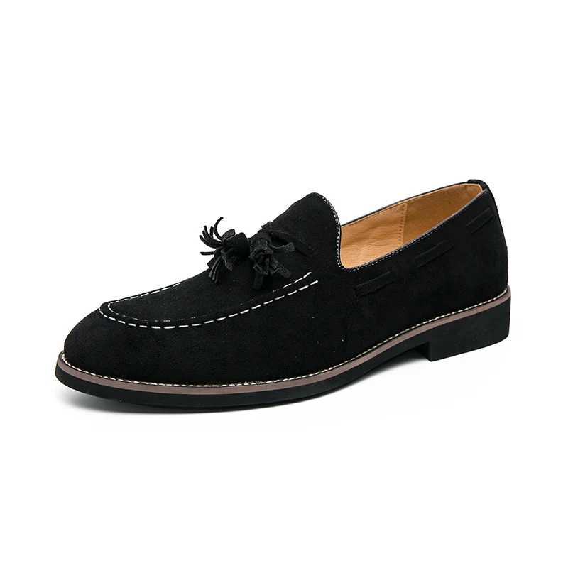 Grayson Velvet Tassel Shoes