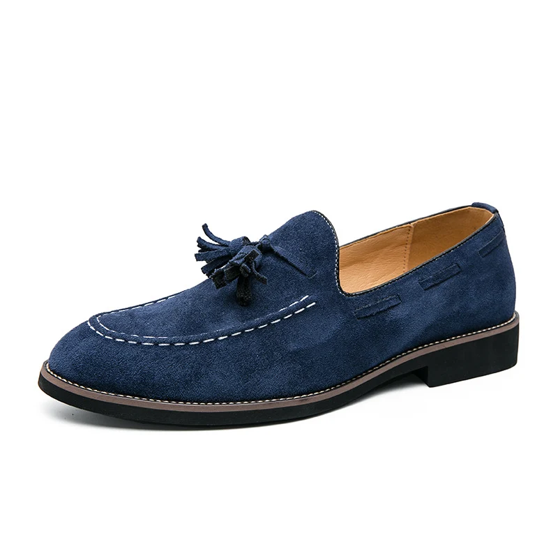 Grayson Velvet Tassel Shoes - Image 4