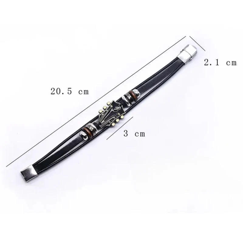 Guitar Leather Bracelet - Image 7