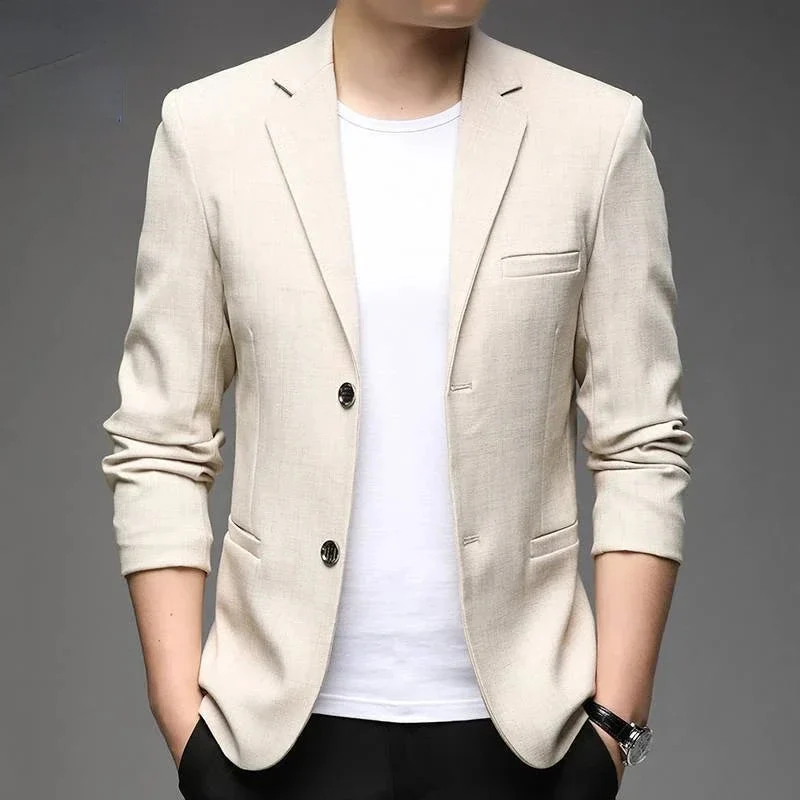 Harland Classic Linen Blazer - Image 2