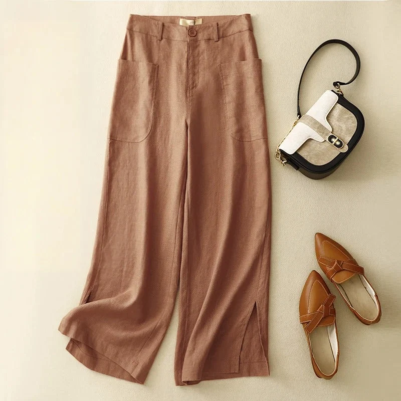 Isla Wide-Leg Trousers - Image 2