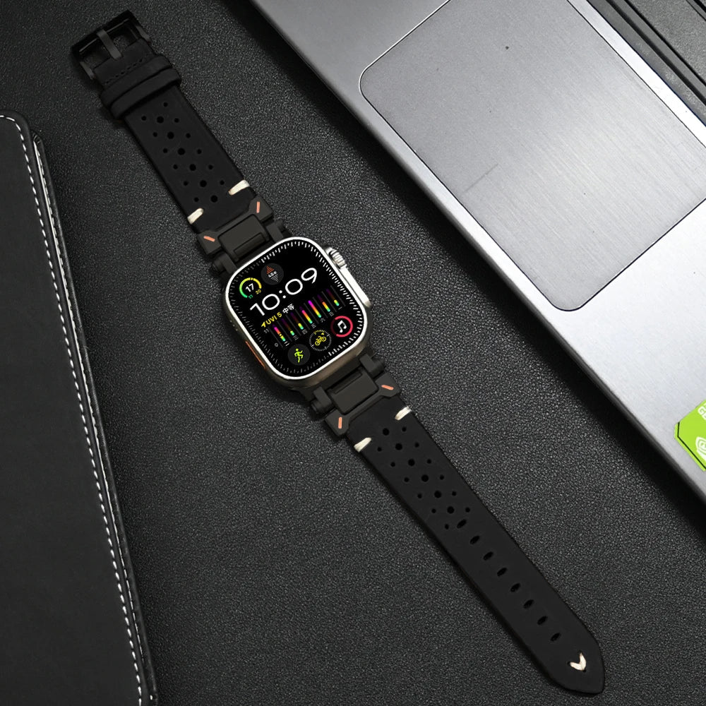 Jacek Leather Apple Watch Band - Image 2