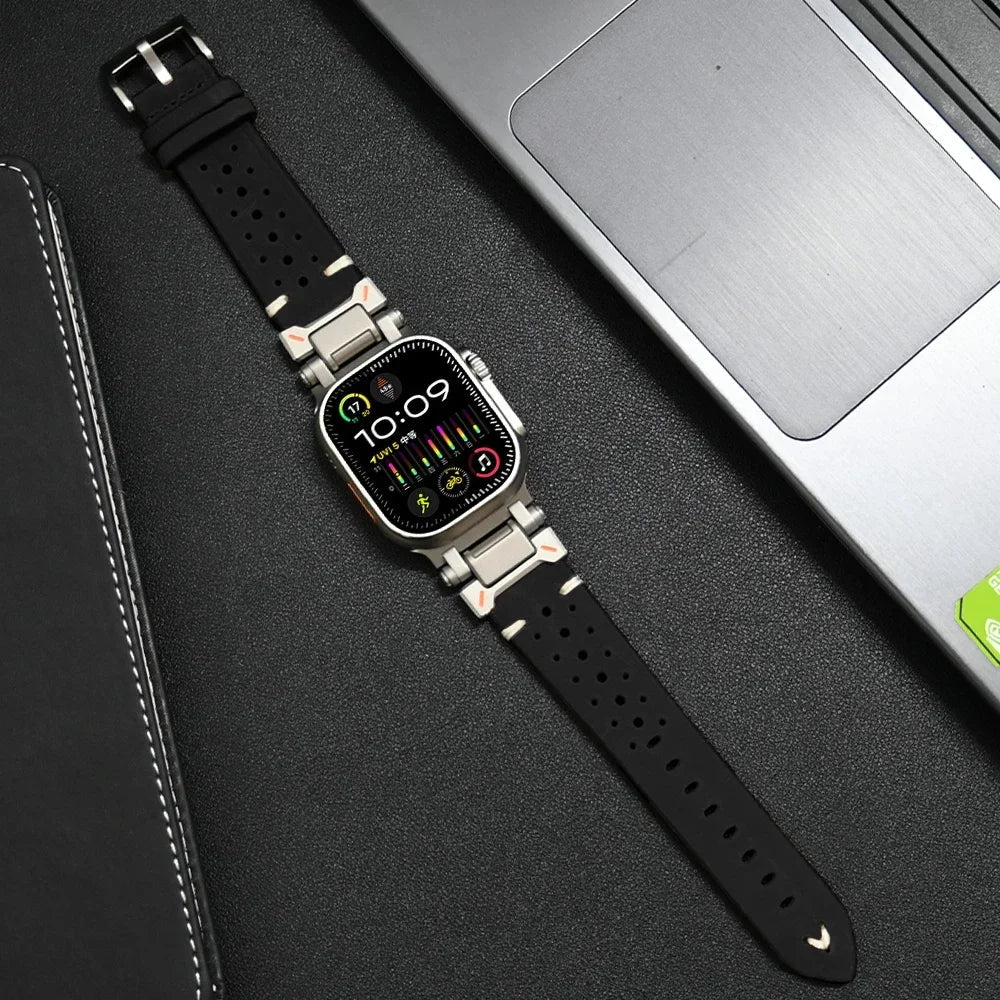 Jacek Leather Apple Watch Band - Image 4