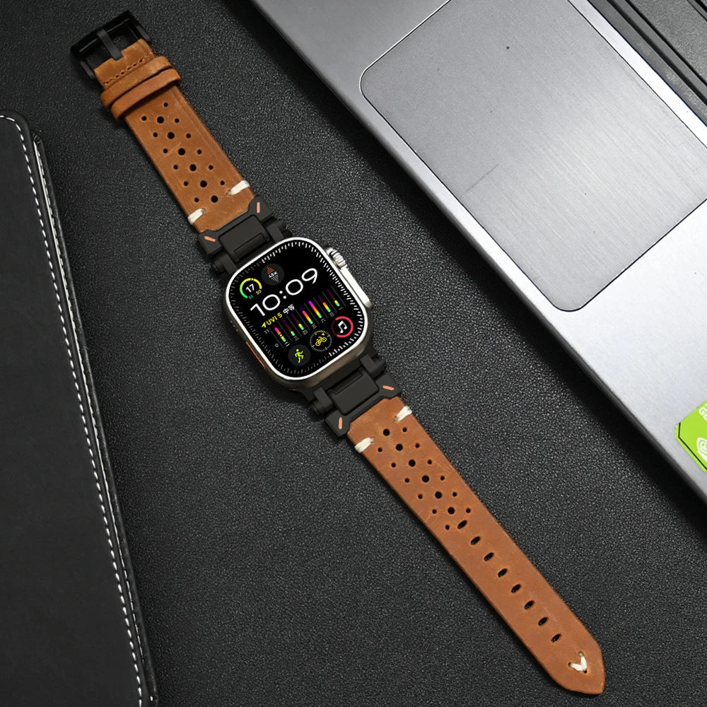 Jacek Leather Apple Watch Band - Image 5