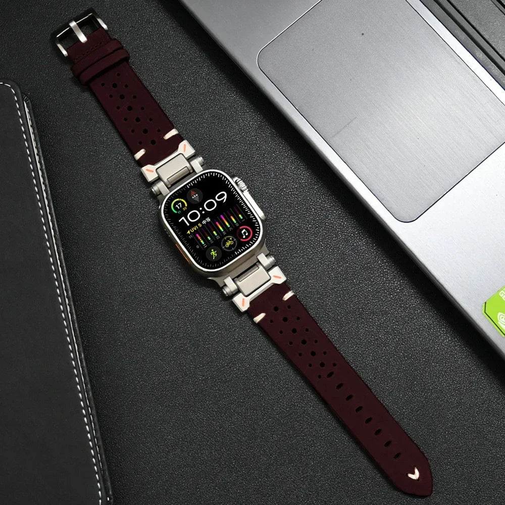 Jacek Leather Apple Watch Band - Image 6