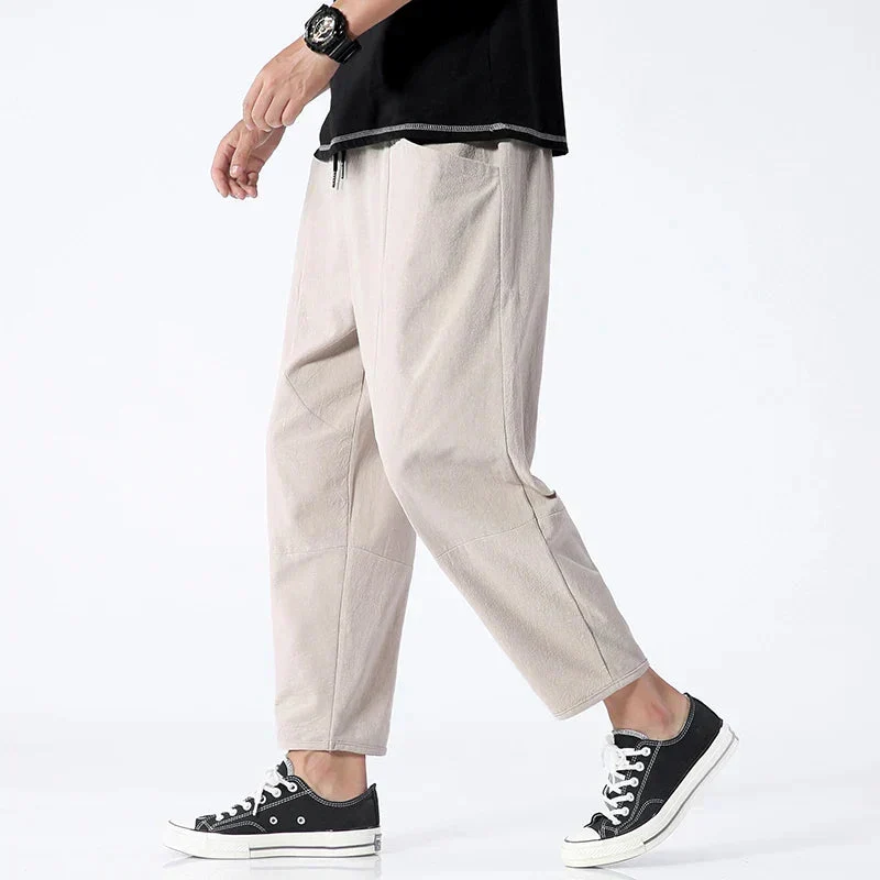 Katachi™ Cropped Linen Pants - Image 2