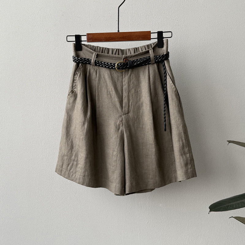 Kayla Linen Shorts - Image 3