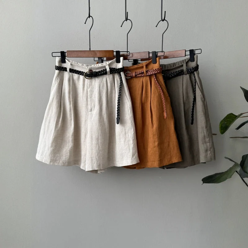 Kayla Linen Shorts - Image 4